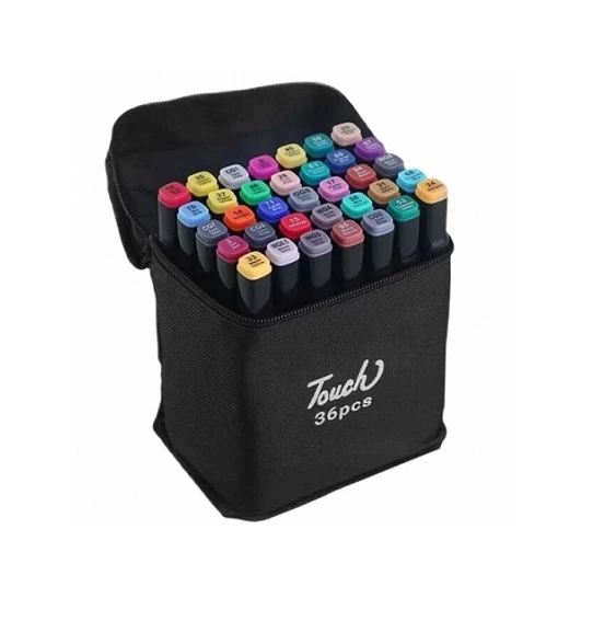 SET 36 MARKERE CU 2 CAPETE TOUCH 